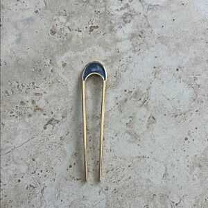 Gold and Black Hair Pin